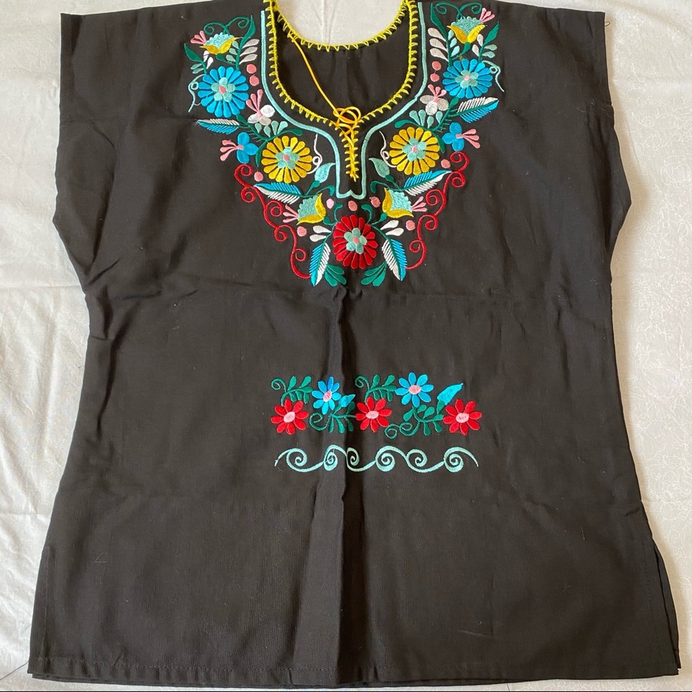 Mexican embroidered top